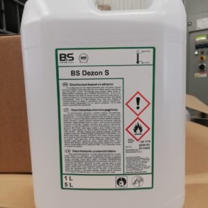 Rankų ir paviršių dezinfekantas "BS Dezon S" su biocidu 5L